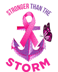 Stronger Than The Storm Fight Breast Cancer Ribbon Wear Pink T-Shirt