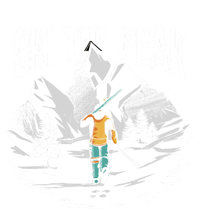 Ski The Peak Eat Sleep Ski Repeat Gift Ladies Long Sleeve Shirt