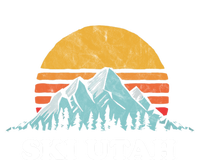 Ski Utah Vintage Retro Vibe Skiing Cool Gift Ladies Long Sleeve Shirt