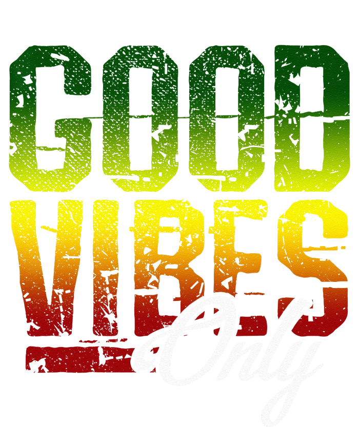 Reggae Good Vibes Only Jamaica One Love Rasta Womens California Wash Sweatshirt