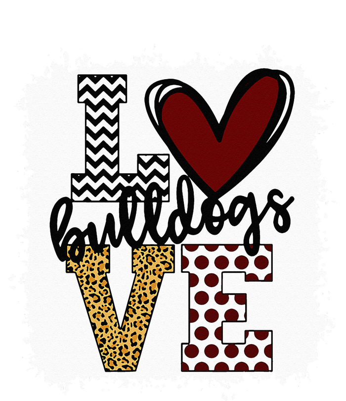 Bulldogs Mascot Love School Spirit Fantastic Gifts Hoodie