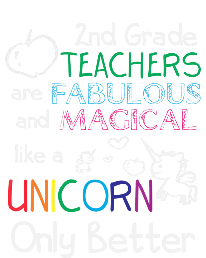 2nd Grade Teachers Fabulous Magical Unicorn School Performance Sprint T-Shirt