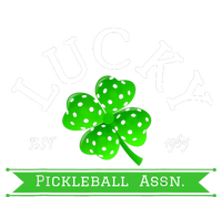 Lucky Pickleball Green 4 Leaf Clover Canvas