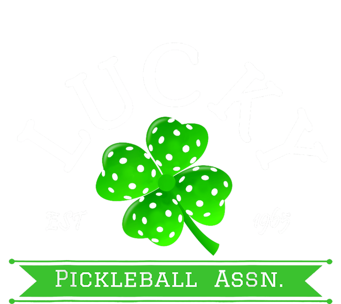 Lucky Pickleball Green 4 Leaf Clover Canvas