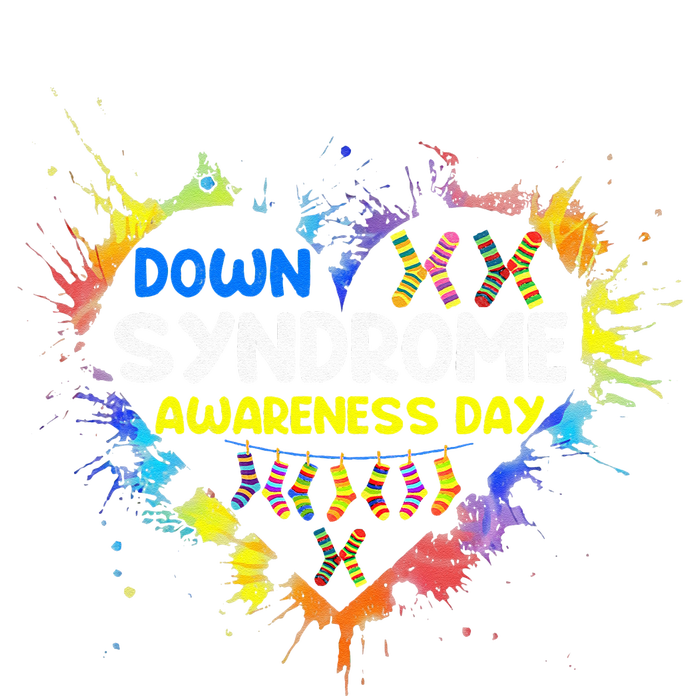 World Down Syndrome Day Awareness Socks 21 March Womens CVC Long Sleeve Shirt