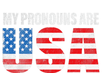 July 4th Funny My Pronouns Are USA 4th Of Jully US Flag Premium T-Shirt