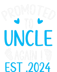 Promoted To Uncle 2024 Again Uncle New Baby Est 2024 T-Shirt