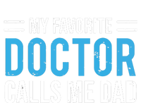 My Favorite Doctor Calls Me Dad Cute Father 7 Panel Mesh Trucker Snapback Hat