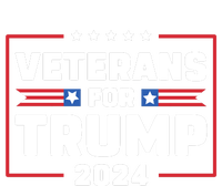 Veterans For Trump 2024 Womens Funnel Neck Pullover Hood