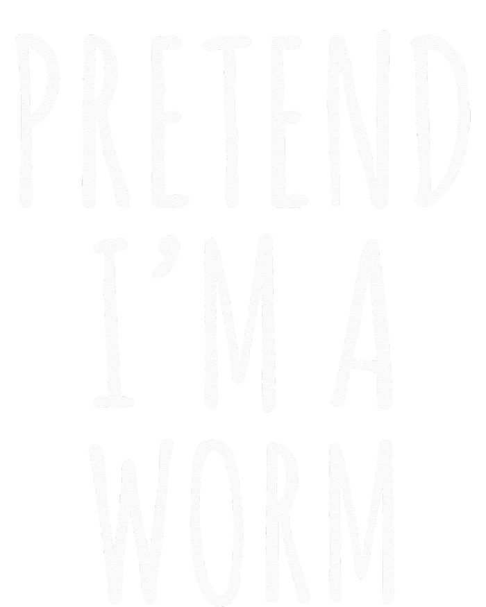 Pretend Im A Worm Simple Easy Halloween Costume Women's V-Neck T-Shirt