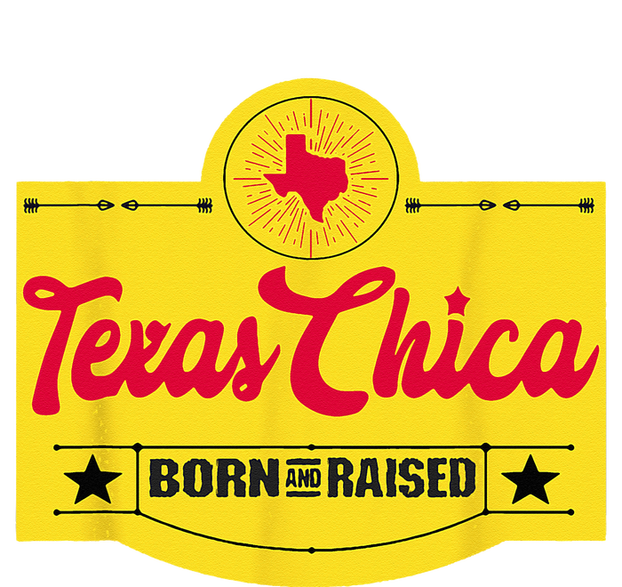 Texas Chica Texas Born & Raised Chick Womens Parody Tank Top