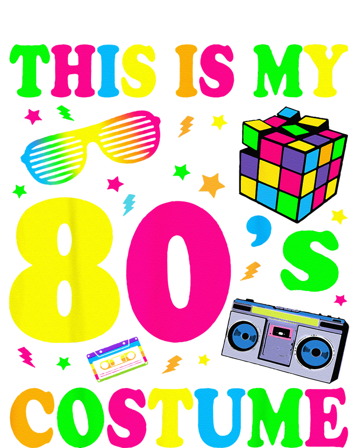 This Is My 80s Costume Fancy Dress Party IdeaHalloween Sweatshirt Cinch Pack Bag