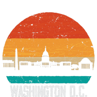 Washington D.C. USA Retro Vintage Sunset Skyline T-Shirt