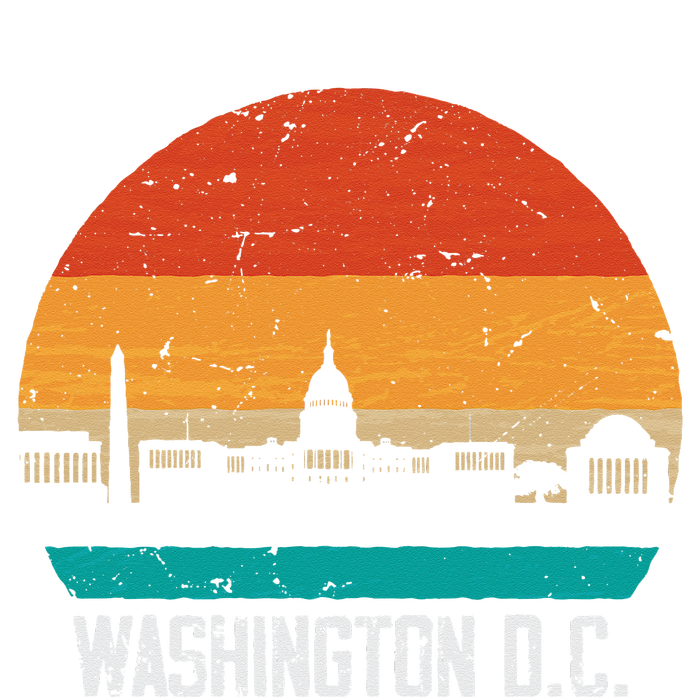 Washington D.C. USA Retro Vintage Sunset Skyline T-Shirt