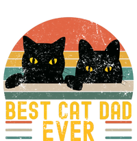 Best Cat Dad Ever Vintage Retro Style Black Cats Lover 16 in Basic Backpack