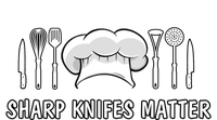 Sharp Knifes Matter Cooking Chef Utensils Cook Great Gift T-Shirt