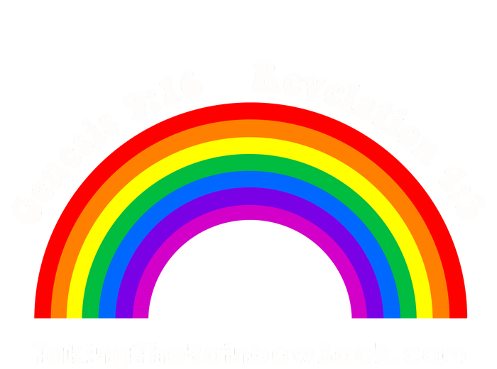 Revelation Taking The Rainbow Back Zip Tote Bag