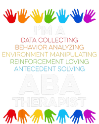 ABA Therapist Data Behavior Analyst Autism Therapy Full Zip Hoodie