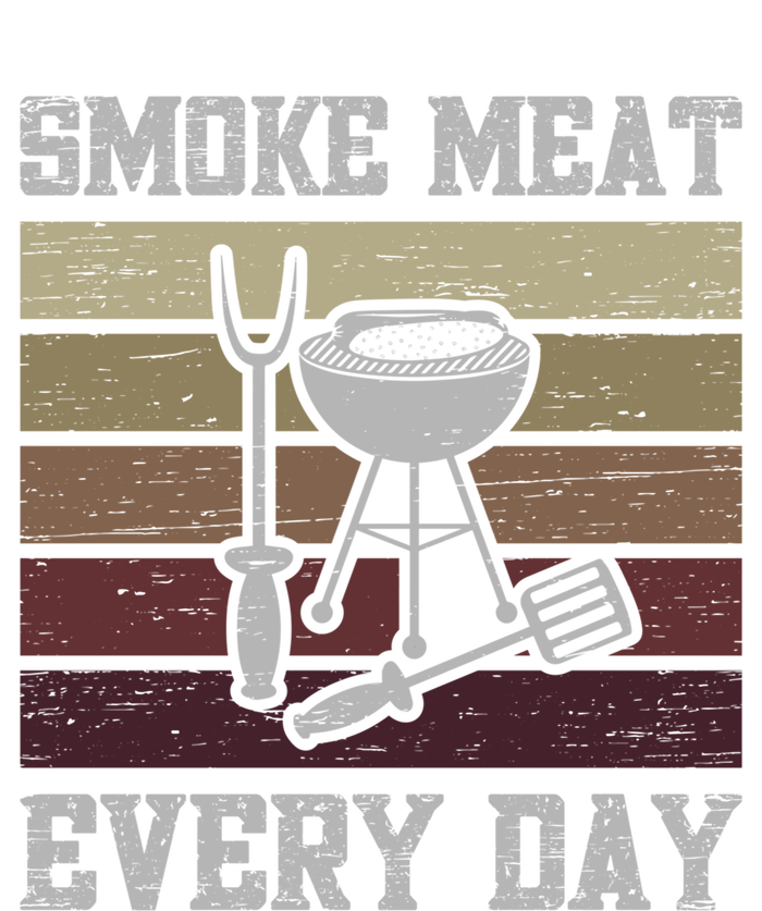 Smoke Meat Everyday Barbecue Grill Griller Grillfather Gift Kids T-Shirt