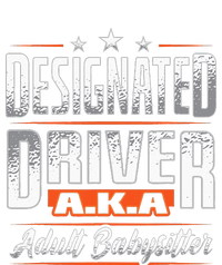 Designated Driver Adult Babysitter Pun For Driving Volunteer Ladies Long Sleeve Shirt