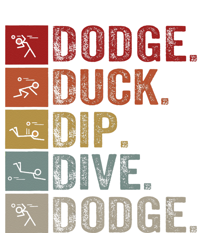 Duck Dip Dive I Ball Games I Funny Dodgeball Yupoong Adult 5-Panel Trucker Hat