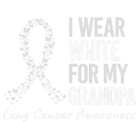 I Wear Grandpa For My Aunt Lung Cancer Awareness Warrior Dry Zone Grid Polo