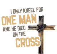 I Only Kneel For One And He Died On The Cross Christian Gift Ladies Long Sleeve Shirt