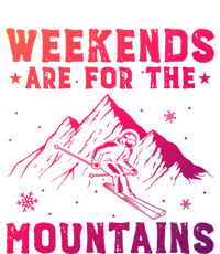 Weekends Are For The Mountains Skier Skiing Gift T-Shirt