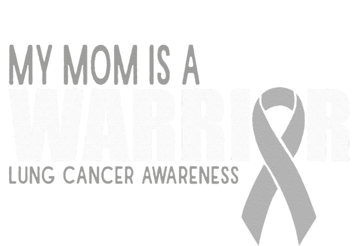 My Mom Is A Warrior Lung Cancer Awareness Performance Fleece Hoodie