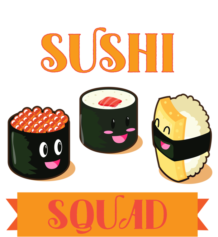 Sushi Squad Funny Sushi Lover Meaningful Gift Ceramic Bell Ornament