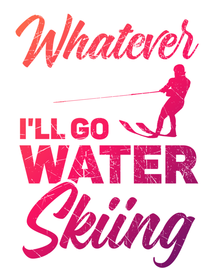 Whatever Ill Go Water Skiing Surface Water Sport Ski Gift Tie-Dye Long Sleeve Shirt