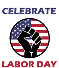 Labor Day With American Flag For Worker And Employees Holiday Cute Gift Coaster