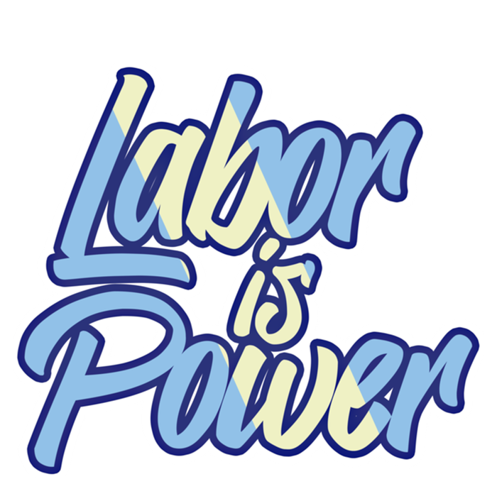 Labor Is Power Labour Movet Usa Canada American Workers Gift Zip Tote Bag