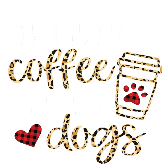 All I Need Is Coffee And My Dog Funny Dog Mom Coffee Lover Pom Pom 12in Knit Beanie