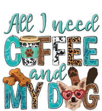 All I Need Is Coffee And My Dog Leopard Coffee Lover Metallic Star Ornament