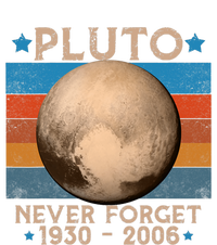 Vintage Never Forget Pluto Nerdy Astronomy Space Science Trendy Design Women's T-Shirt