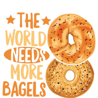 The World Needs More Bagels Design Bagel Lover Cool Gift Tie-Dye T-Shirt