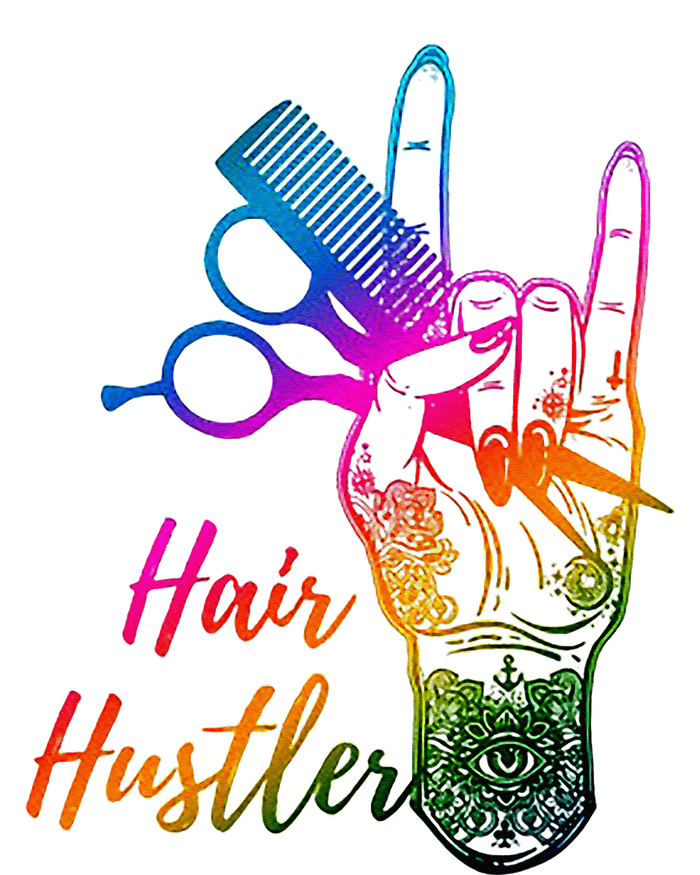 Hair Hustler Hair Stylist Hairdresser Barber Retro T-Shirt