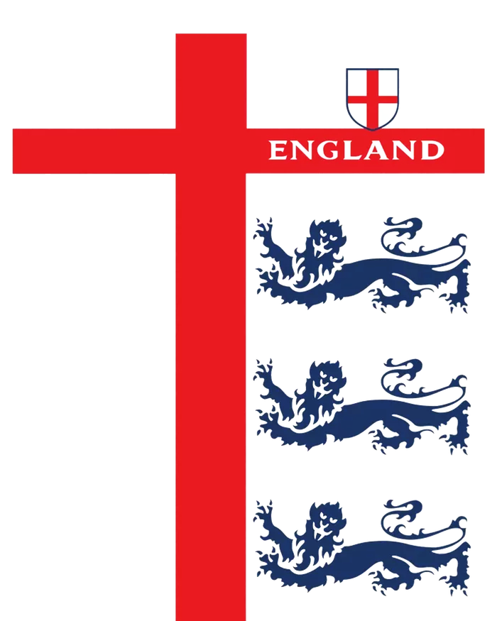 England Soccer Three Lions Flag T-Shirt