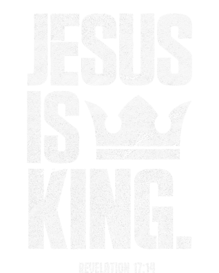 Jesus Is King Christian Bible Scripture Quote Insulated Varsity Jacket