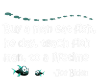 Funny Anti Joe Biden Political Funny Sarcastic Fishing Idiot T-Shirt