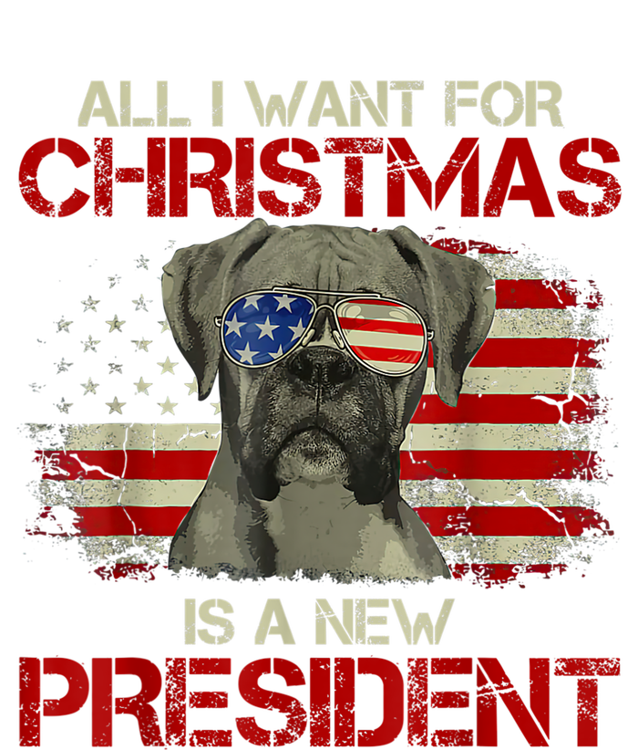 Funny Christmas Dog Anti Joe Biden Vintage American Flag High Crown Mesh Back Trucker Hat