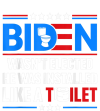 Anti Joe Biden Wasnt Elected He Was Installed Like A Toilet Ladies Essential Flowy Tank