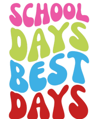 School Days Best Days Colorful Premium Hoodie