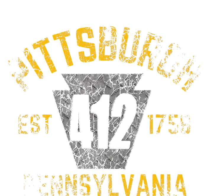 Pittsburgh Pennsylvania Sl City 412 Established Vintage Ladies Long Sleeve Shirt