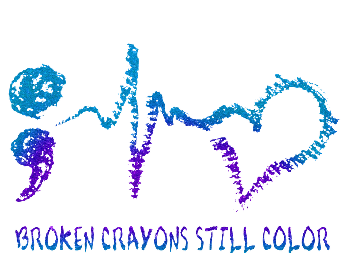 Broken Crayons Still Color Suicide Prevention Awareness T-Shirt