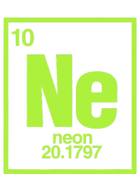 Science Chemistry Chemical Elements Ne Neon T-Shirt