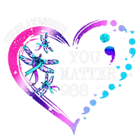 Heart You Matter 988 Suicide Prevention Awareness Dragonfly Sweatshirt