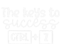 The Keys To Success Ctrl + Z Funny Technology Teacher Gift Women's Perfect Tri Tunic Long Sleeve Shirt