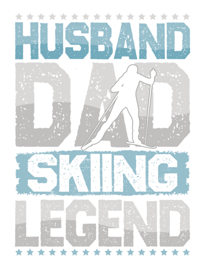 AprèsSki Husband Dad Skiing Legend Skiing Gift Striped Beanie with Solid Band